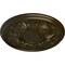 Ekena Millwork Wakefield Ceiling Medallion (Fits Canopies up to 3 5/8"), 11 3/4"OD x 1 1/4"P, Green Gold CM11WAGGS - alternate 2